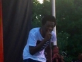 Romain Virgo performing live at Grace Jamaican Jerk Festival 2015