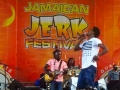 Romain Virgo performing live at Grace Jamaican Jerk Festival 2015
