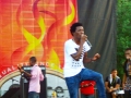 Romain Virgo performing live at Grace Jamaican Jerk Festival 2015