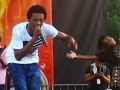 Romain Virgo performing live at Grace Jamaican Jerk Festival 2015
