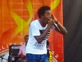 Romain Virgo performing live at Grace Jamaican Jerk Festival 2015