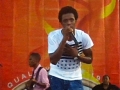 Romain Virgo performing live at Grace Jamaican Jerk Festival 2015