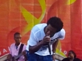 Romain Virgo performing live at Grace Jamaican Jerk Festival 2015