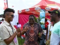 Tabou TMF aka Undefinable One on location at Grace Jamaican Jerk Festival in New York City