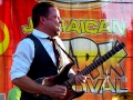 Guitarist playing with Maxi Priest at The 4th Annual Grace Jamaican Jerk Festival in New York City