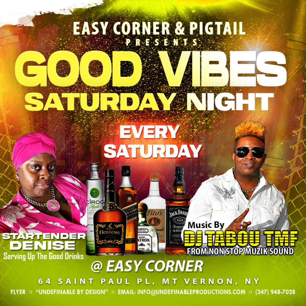 Good Vibes Saturday Night with DJ Tabou TMF